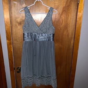 Formal grey dress